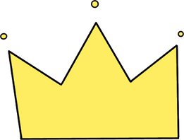 Yellow Crown Illustration